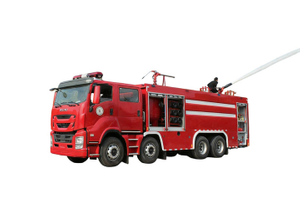 ISUZU GIGA Dry Powder Water Foam Combined Fire Truck Foam 3m3, Dry Powder 2m3, Water 12m3