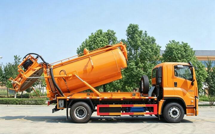 ISUZU FTR Combined Sewer Jetting and Vacuum Truck (2) ISUZU FTR Combined Sewer Jetting and Vacuum Truck (2)