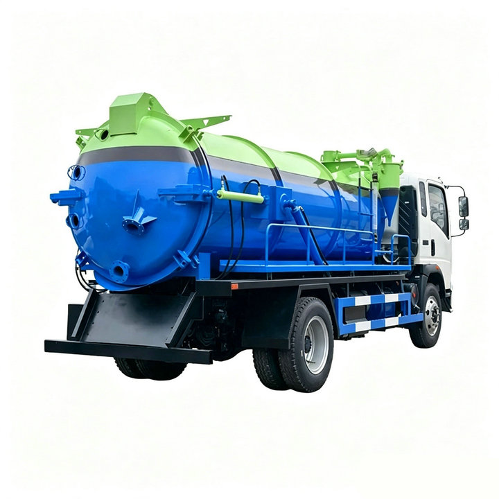 HOWO 8000L Sludge Vacuum Super Sucker Septic Tank Truck