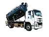 ISUZU FVR Combination Jetting Vacuum Tanker Truck 10m3 Sewage and 3m3 Clean Water 