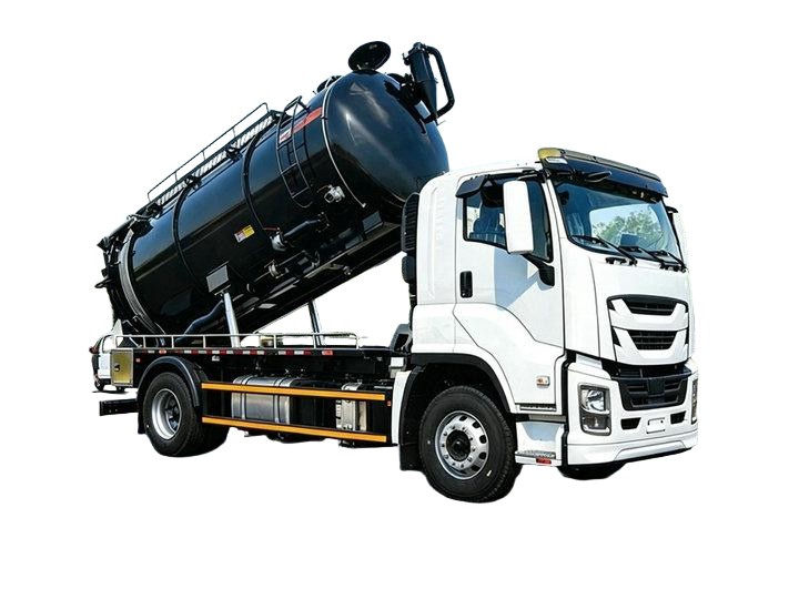 ISUZU FVR Combination Jetting Vacuum Tanker Truck 10m3 Sewage and 3m3 Clean Water 