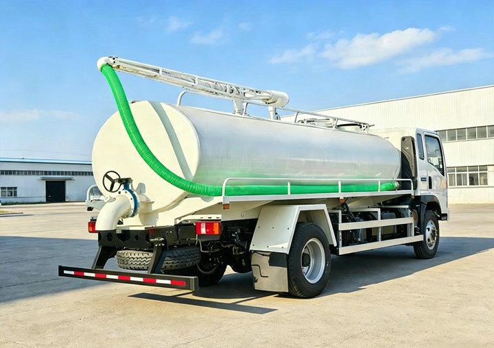 HOWO Vacuum Cesspit Emptier Tanker Truck (17)