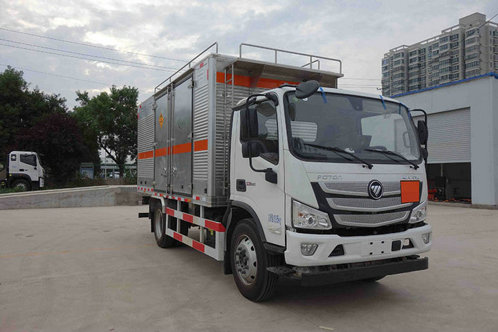 ANFO emulsion Explosive Delivery Truck for Onsite Mixing and Loading (14)