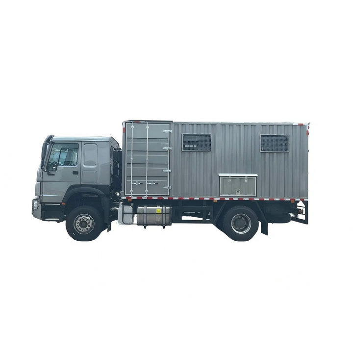 HOWO 4x2 Mobile Lube Workshop Maintenance Equipment Vehicle