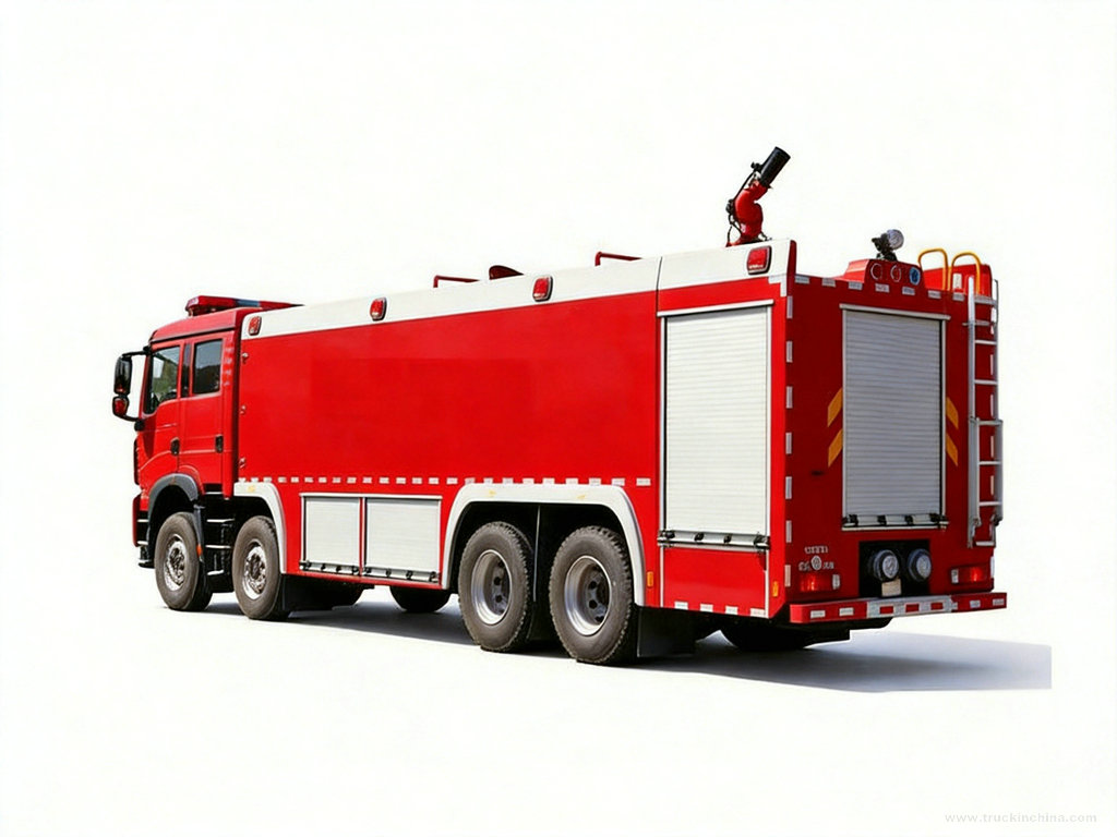 HOWO 25 T Fire Tender Fire Fighting Truck 20000L Water + 5000L Foam 