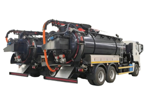 Isuzu Septic Vacuum Sewer Sucker Combined Jetting Trucks 16KL Sewage+4KL Clean Water 