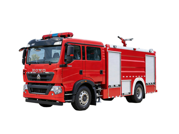 HOWO 6000L Water Tank Fire Trucks 