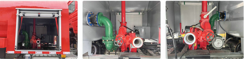 Howo 7000L water tanker fire truck (9)