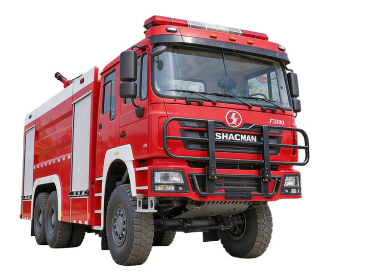  Shacman 6x6 Foam Fire Fighting Trucks 8000L Water + 4000L Foam 