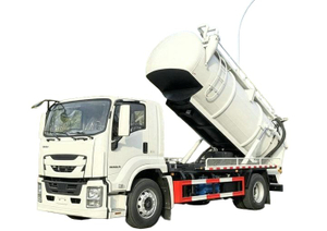 Isuzu Combination Sewer Vaccum Jetter Truck Flushing Cleaning 6000L Sewage+4000L Clean Water 