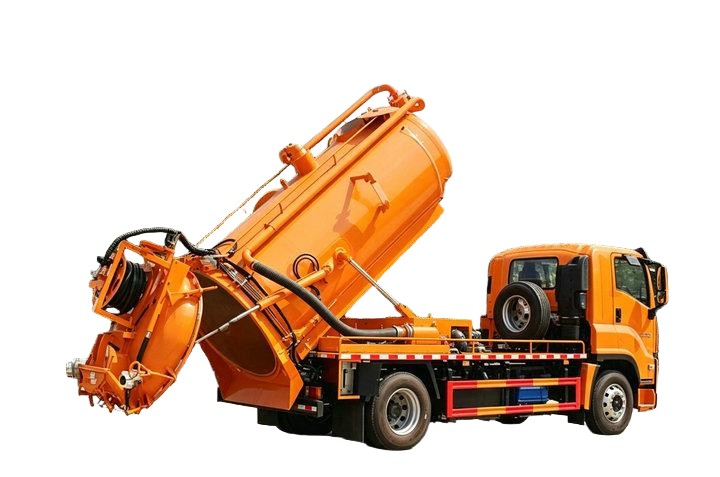  ISUZU FVR Combination Sewer Jet Vacuum Truck 6000L Sewage+2500L Clean Water 