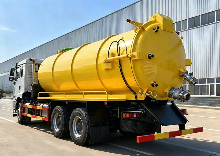 SHACMAN 20 CBM Cesspit Emptier Vacuum Super Gully Sucker trucks (6)