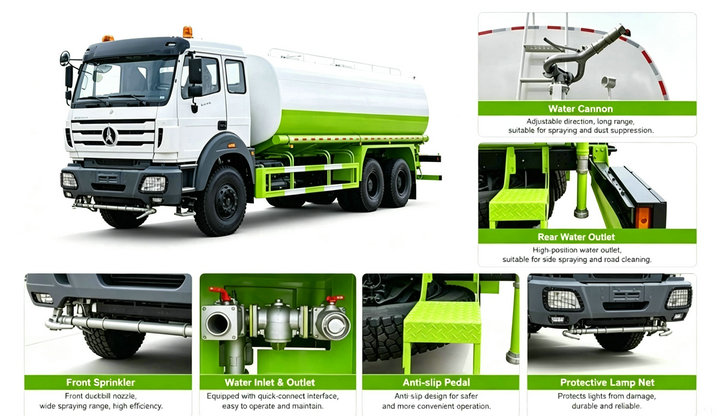 Beiben 20 CBM Water Sprinkler Tanker Truck (22) Beiben 20 CBM Water Sprinkler Tanker Truck (22)