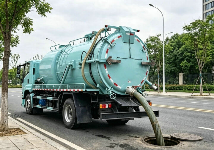 Isuzu Sewer Flushing And Cleaning Truck (13)