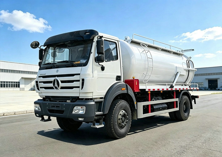 BEIBEN 1929 Sewage Suction Tanker Truck (4) BEIBEN 1929 Sewage Suction Tanker Truck (4)