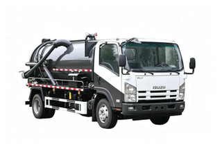 Isuzu 5000L Septic Tank Sewer Truck with Italy Battioni MEC6500P Vacuum Pump