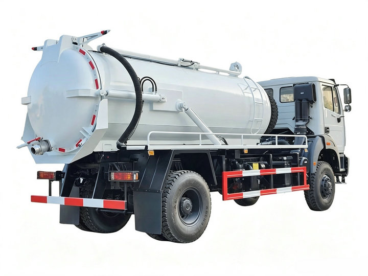  Beiben 4x4 Offroad Vacuum Suction Septic Tank Truck RHD 8KL