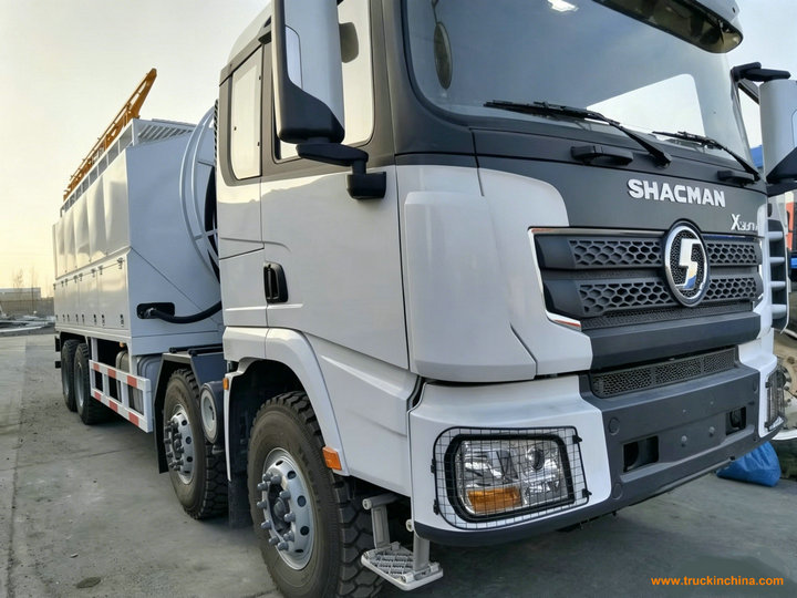 SHACMAN BCZH-20 BCRH-20 Heavy ANFO on-site mixed emulsion Bulk ANFO Truck (1)