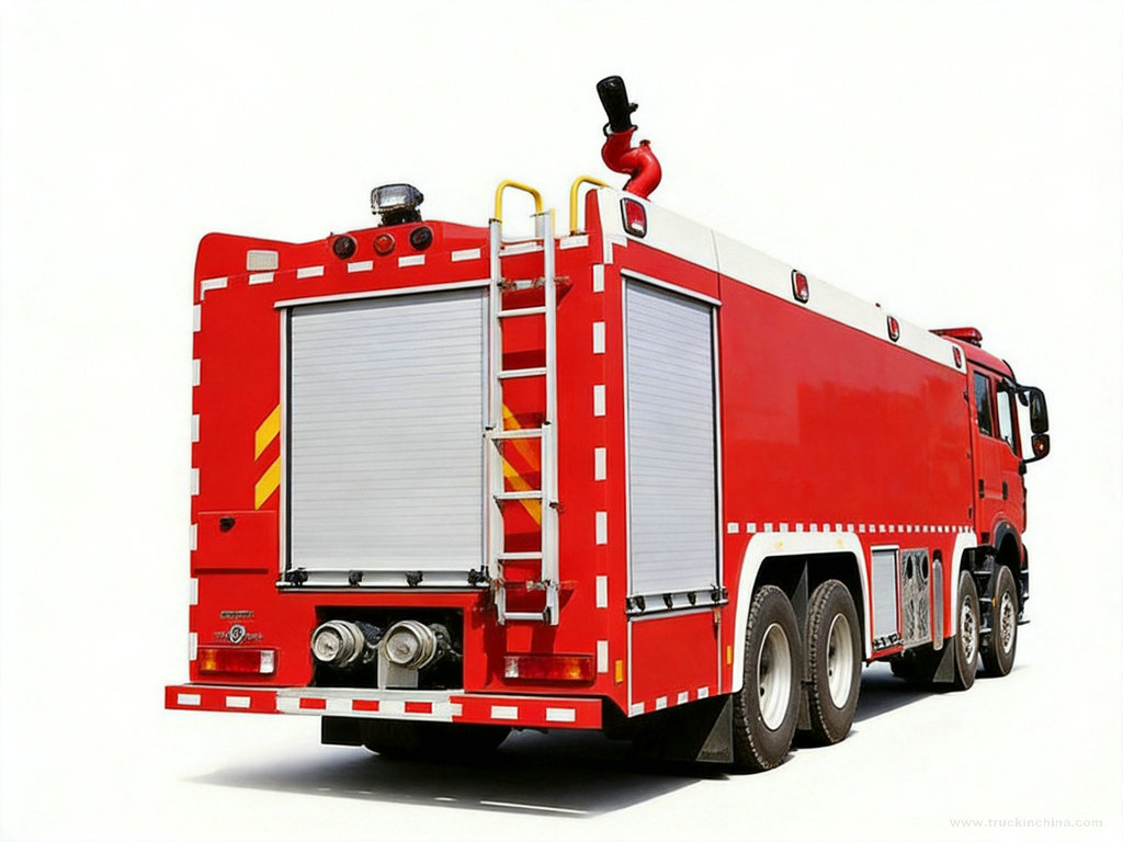 HOWO 25 T Fire Tender Fire Fighting Truck 20000L Water + 5000L Foam 