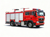 HOWO 4 Tons Dry Powder Emergency Fire Fighting Truck 