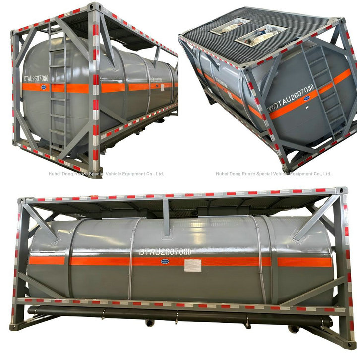 20ft Tank Container isotank ACID PAC PE PTFE Lined 20ft (5)