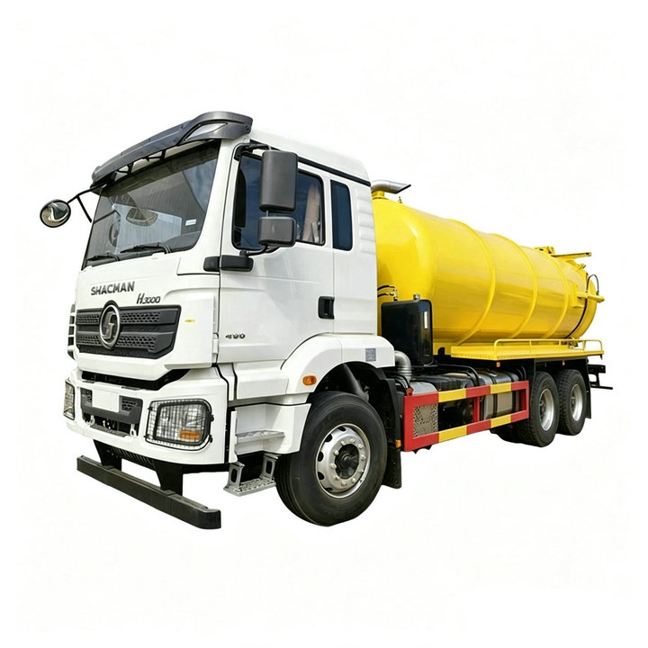 SHACMAN 20 CBM Cesspit Emptier Vacuum Super Gully Sucker 