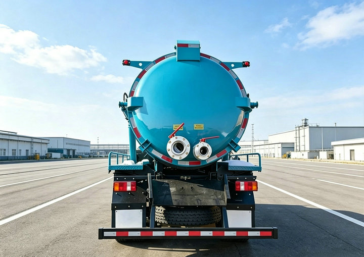 2000 Gallons HOWO Septic Pump Vacuum Truck (21)
