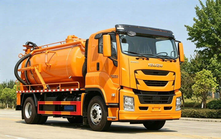 ISUZU FTR Combined Sewer Jetting and Vacuum Truck (3) ISUZU FTR Combined Sewer Jetting and Vacuum Truck (3)