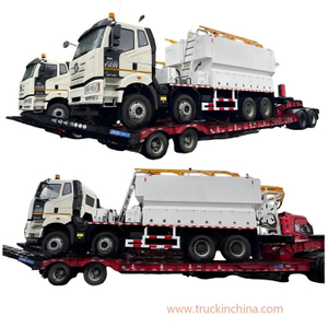FAW 8x4 Mining Blasting Bulk Mixed Emulsion Explosives ANFO Truck
