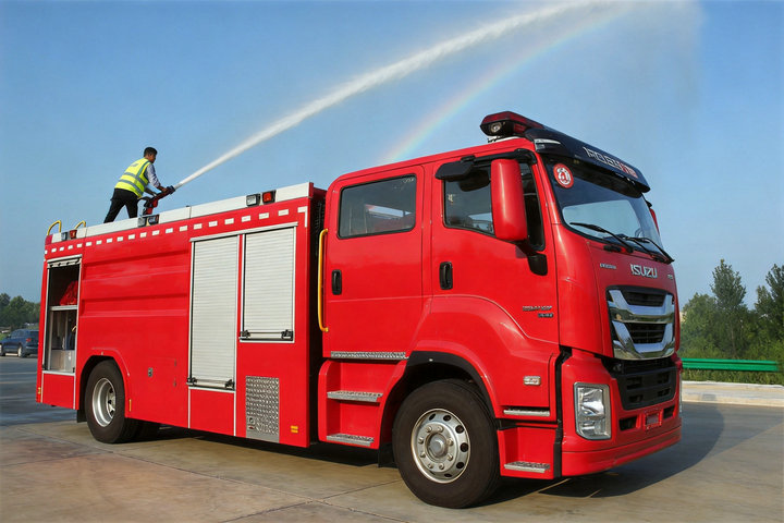 4500L fire engine Isuzu truck (6) 4500L fire engine Isuzu truck (6)