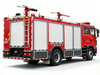HOWO 4 Tons Dry Powder Emergency Fire Fighting Truck 