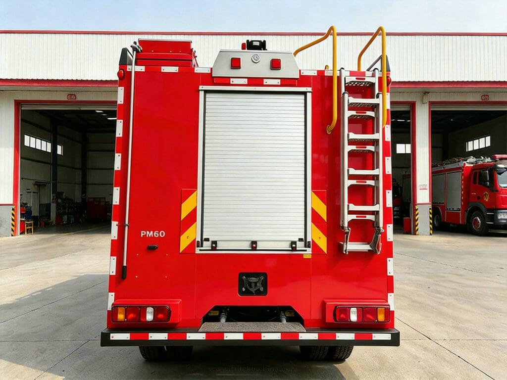 HOWO SITRAK Emergency Lighting Rescue Fire Truck 4500L water 1600L foam (7)