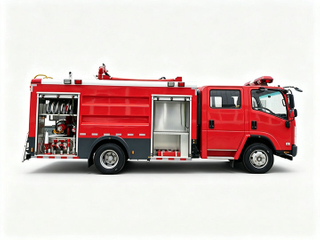 ISUZU 4x2 Compact Urban Rapid (Fast Quick) Attack Fire Truck 4000L Water + 1000L Foam