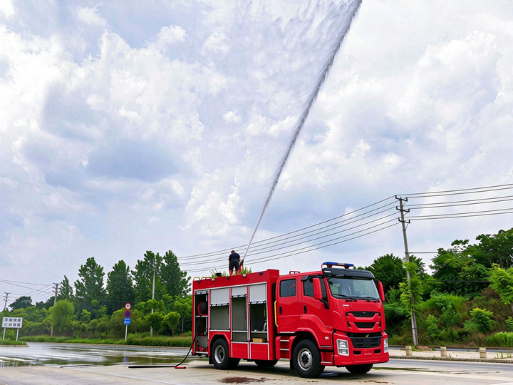 ISUZU Fire Tender 300HP Foam Fire Truck 6000L Water (7) ISUZU Fire Tender 300HP Foam Fire Truck 6000L Water (7)