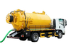 Isuzu High Pressure Jetting Combined Vacuum Tanker Truck 4KL Sewage+3KL Clean Water 