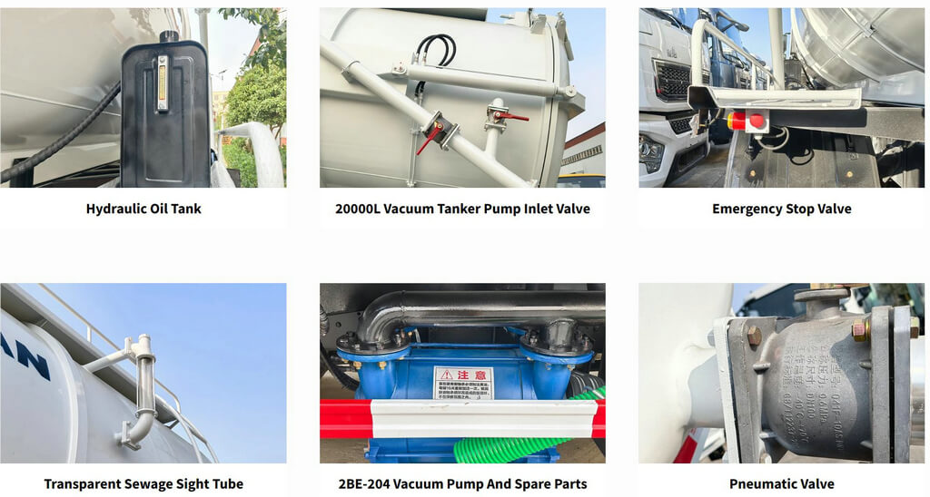 SHACMAN H3000 Truck Mounted 20 CBM Vacuum Tanker SHACMAN H3000 Truck Mounted 20 CBM Vacuum Tanker