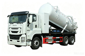 Isuzu GIGA 20000L Vacuum Suction Septic Truck with Italy MORO PM110W Vacuum Pump