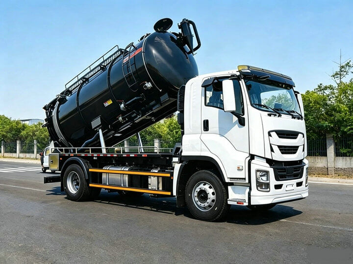 ISUZU Sewer Combination Jetting Vacuum Tanker Truck 10T (17) ISUZU Sewer Combination Jetting Vacuum Tanker Truck 10T (17)