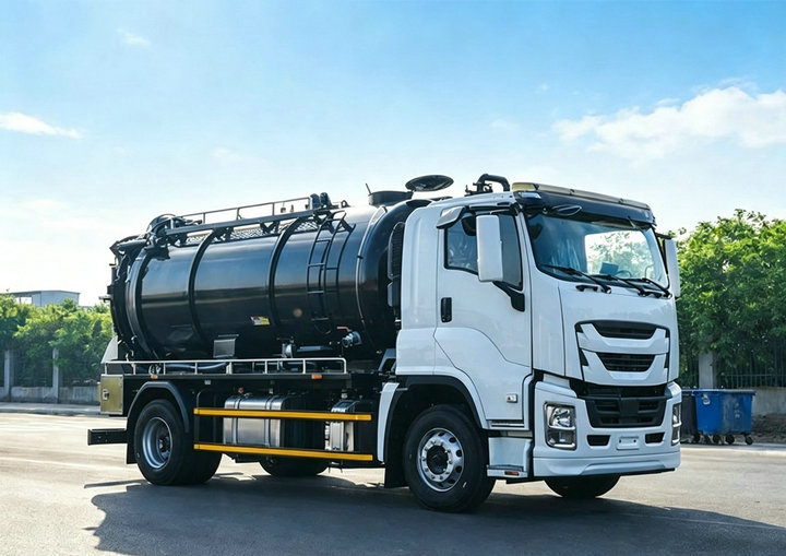 ISUZU Sewer Combination Jetting Vacuum Tanker Truck 10T (27) ISUZU Sewer Combination Jetting Vacuum Tanker Truck 10T (27)