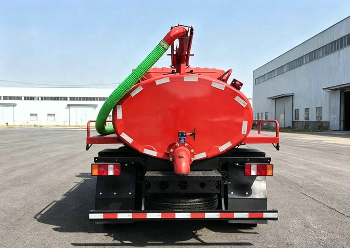 HOWO 5 CBM Sludge Sewage Septic Vacuum Suction Tanker Truck (3) HOWO 5 CBM Sludge Sewage Septic Vacuum Suction Tanker Truck (3)