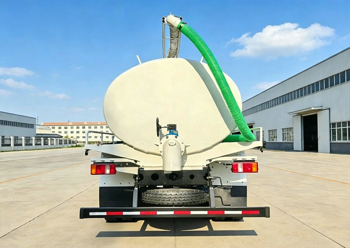 HOWO Vacuum Cesspit Emptier Tanker Truck (10)