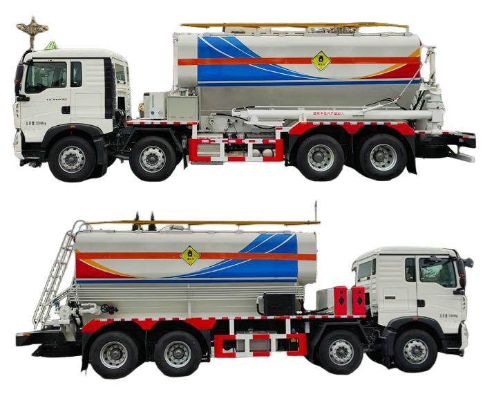 HOWO 15.8Ton On-site Mixed Heavy ANFO Explosive Truck