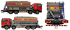 HOWO 16 Ton On-site Mixed ANFO Explosive Truck Mixing And Charging Truck 