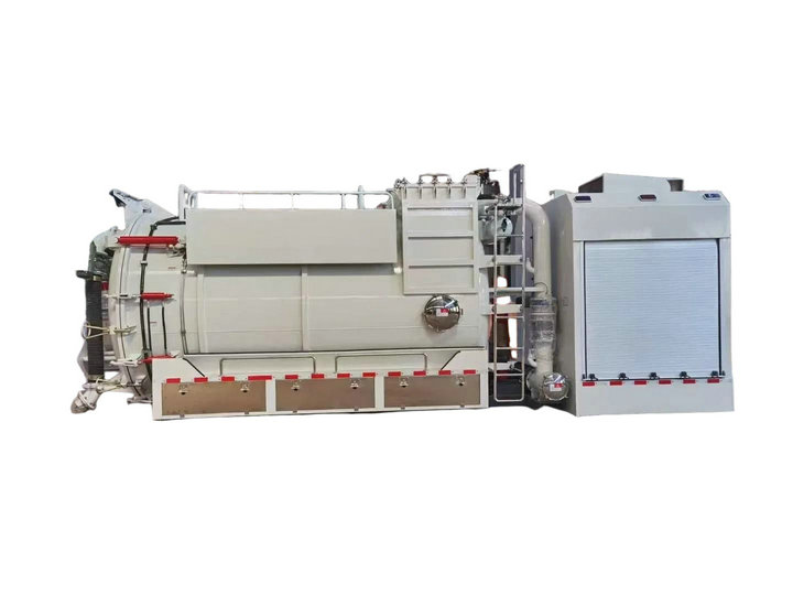 Industrial Diesel Vacuum Loader Tanker Body for Wet Dry Sand Gravel Suction
