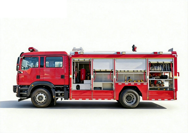 HOWO TX 4x2 CAFS Fire Fighting Truck 4000L Water + 2000L Foam 