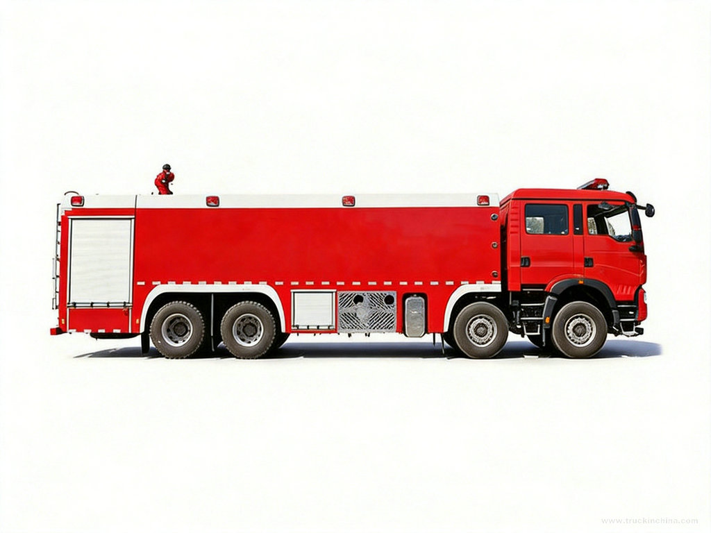 HOWO 25 T Fire Tender Fire Fighting Truck 20000L Water + 5000L Foam 