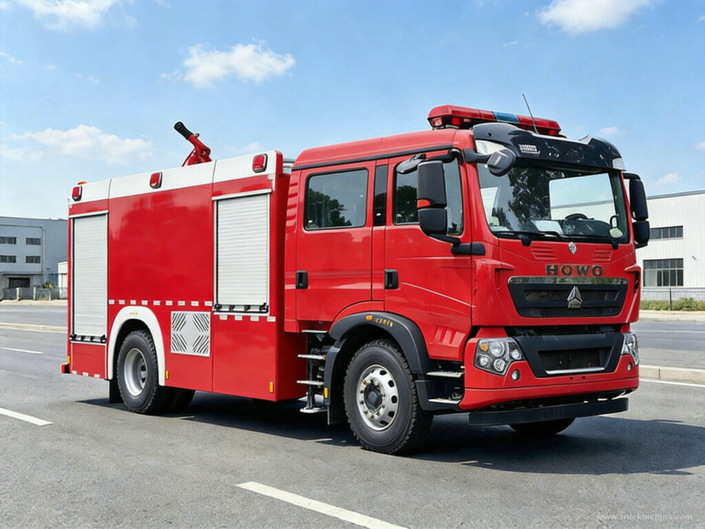 _HOWO 8T Foam Fire Truck (2)