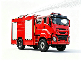 ISUZU FVR 300HP 4X4 Foam Fire Truck 3000L water + 500L foam
