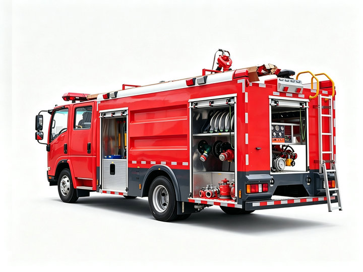 ISUZU 4x2 Compact Urban Rapid (Fast Quick) Attack Fire Truck 4000L Water + 1000L Foam