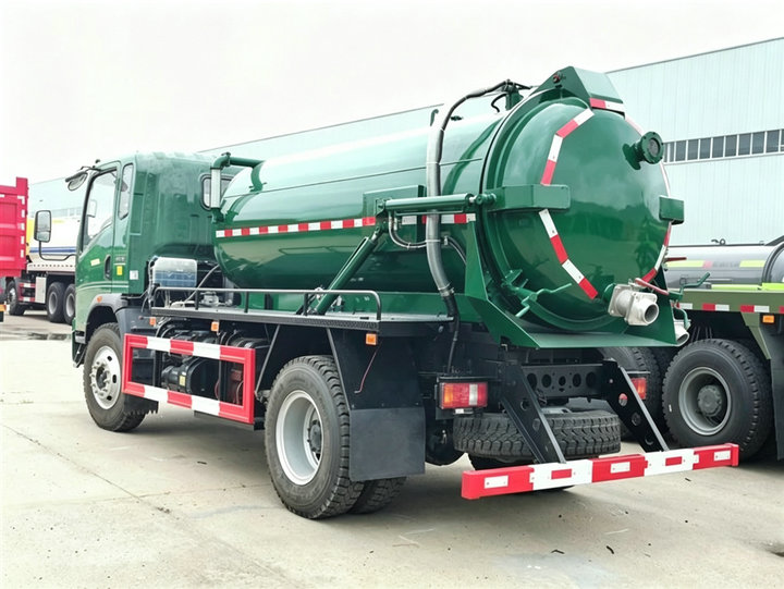 HOWO Vacuum Tanker Sewage Suction Truck (5)
